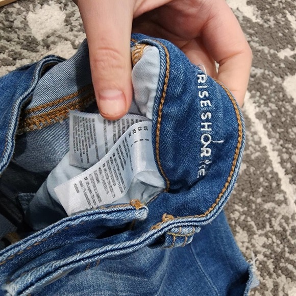 American eagle women's size 0 hi rise shortie shorts - Picture 5 of 5